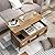 Tangkula Lift Top Coffee Table with Metal Legs, Rising Center Table w/Hidden Compartment & 3 Open Cubbies, Multifunctional Wood Dining Working Table for Living Room Reception Room (Natural)