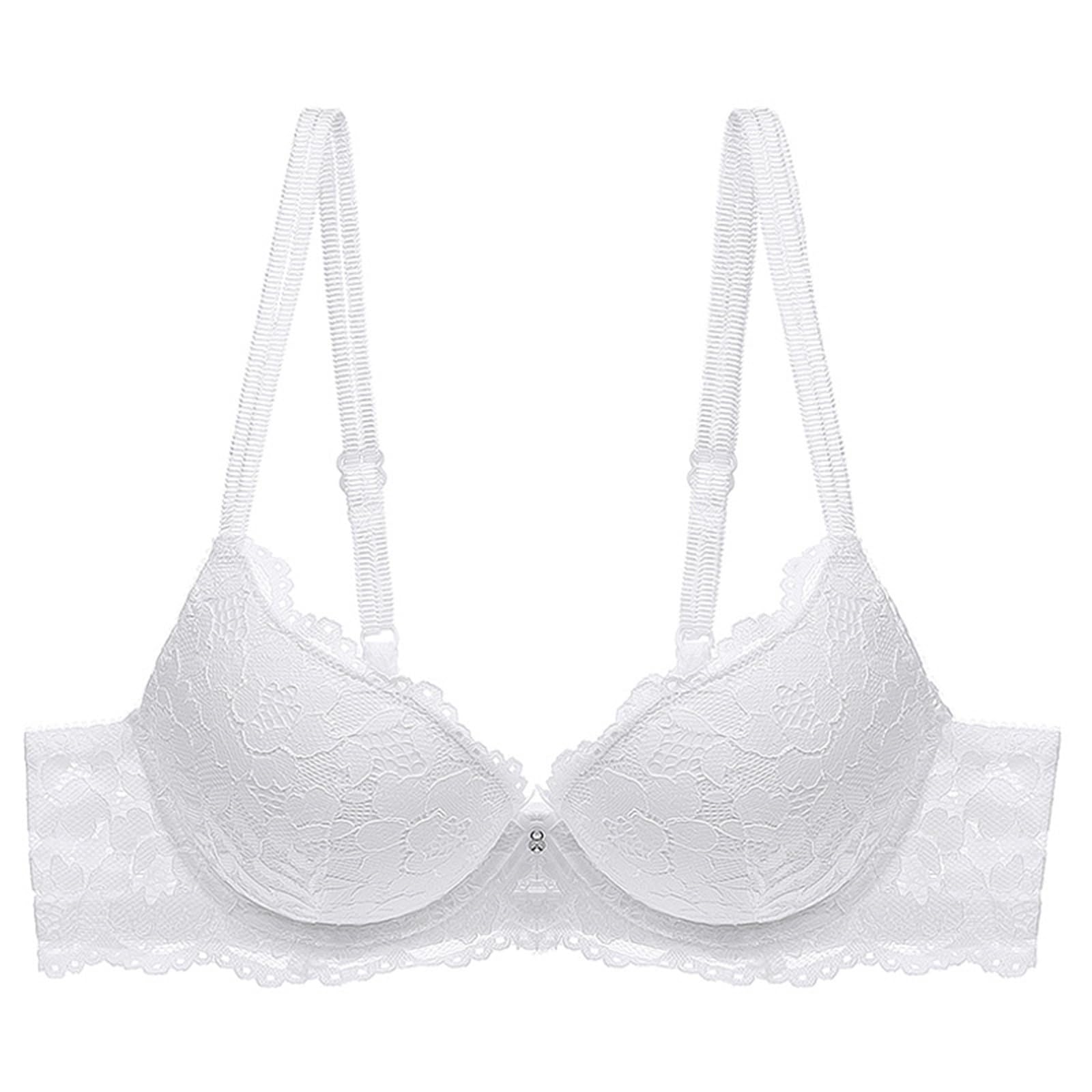 Soutien-gorge push-up pour femme, 2 bonnets, dentelle sexy, décolleté, soutien-gorge extra rembourré avec armatures