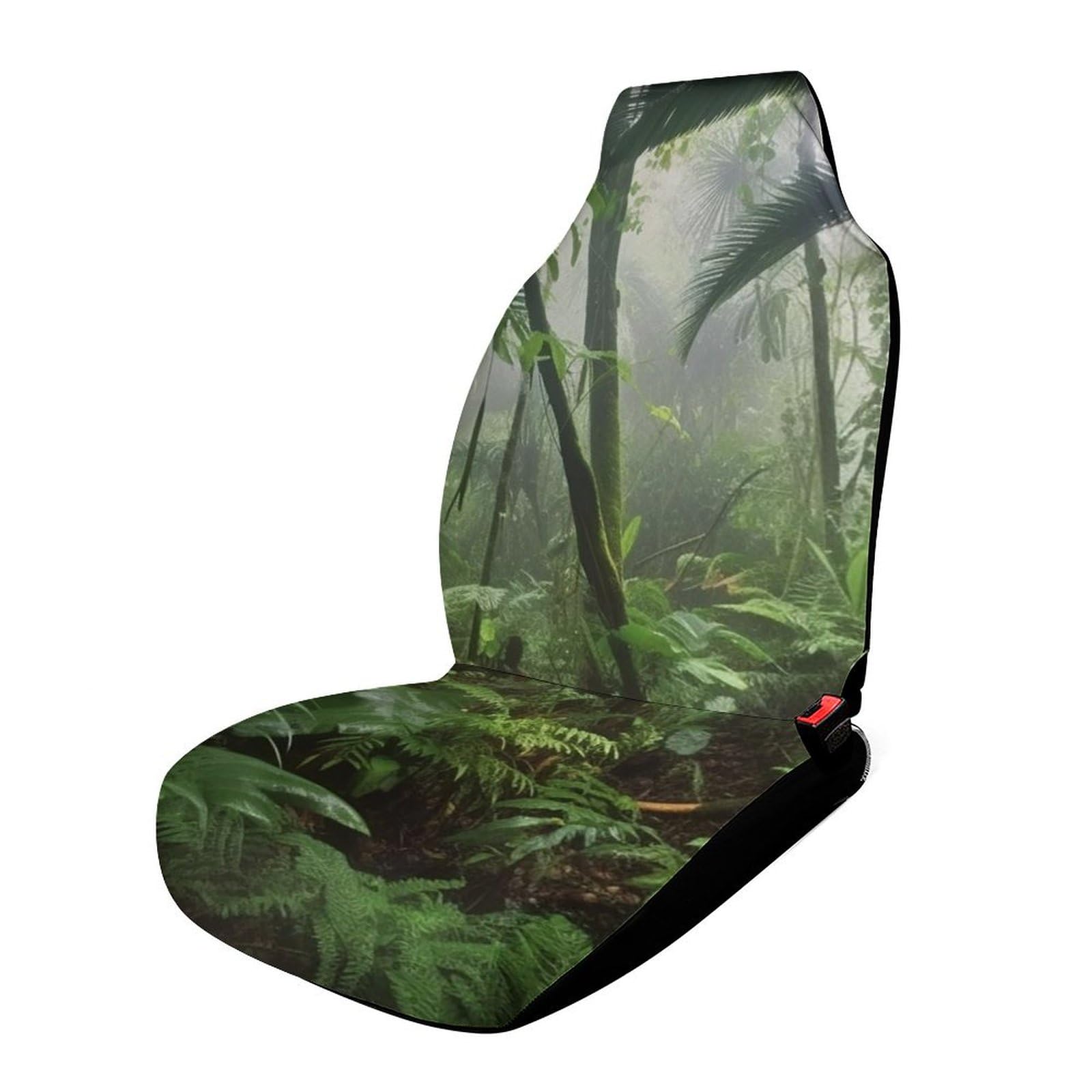 Housse de siège auto forêt tropicale universelle pour masquer l'usure - 7