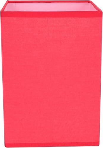 Lámpara de estilo europeo Pantalla de tela Pantalla cuadrada de arpillera Cubierta de luz Accesorio para mesa Lámpara de pie de mesita de noche