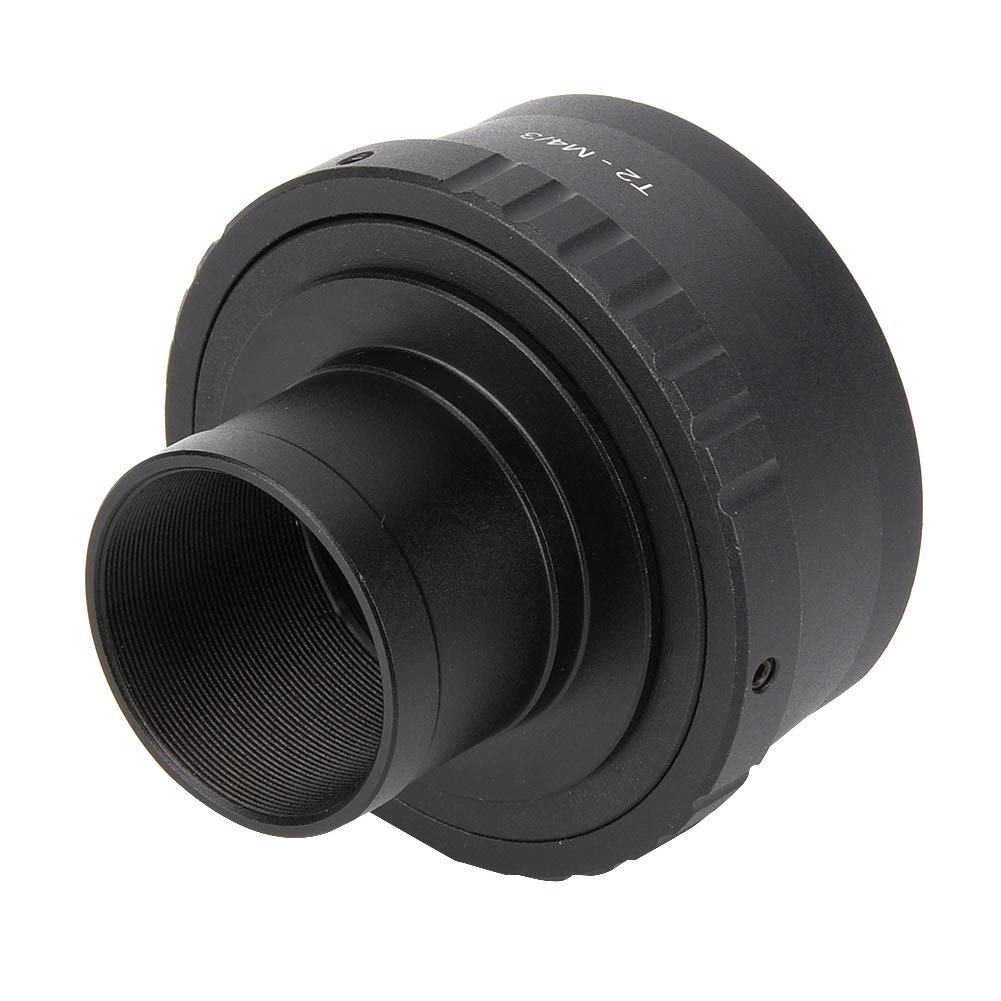 T2 Adapter Mft,T-Mount Adapter 1,25 Inch Für Dmc-Fz38,T-Ring-Adapter Für Celestron,49 Mm T-Ring-Adapter,Teleskop,T2-M4/3 Metall 1,25-Zoll-Adapterring Für Teleskophalterung Für