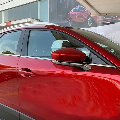 Miniatura 7 de Beautost Ajuste para Mazda CX-30 CX30 2020 2021 2022 2023 2024 cromo retrovisor lateral moldura cubierta embellecedores