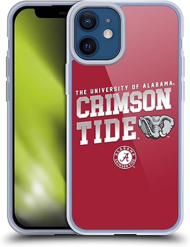 Miniatura 145 de Head Case Designs Funda de gel con logotipo oficial de la Universidad de Alabama UA [protección de grado militar] compatible con Apple iPhone 11