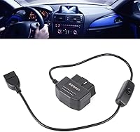 Vista 9 de Ejoyous Cable de alimentación OBD2, cable de alimentación USB Cable de carga 16Pin OBD2 Conector universal para coche GPS DVR Cámara