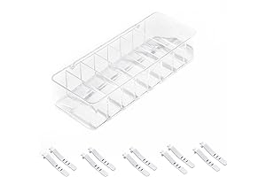 Clear Acrylic Charger Organizer: The Ultimate Electronics Storage Solution