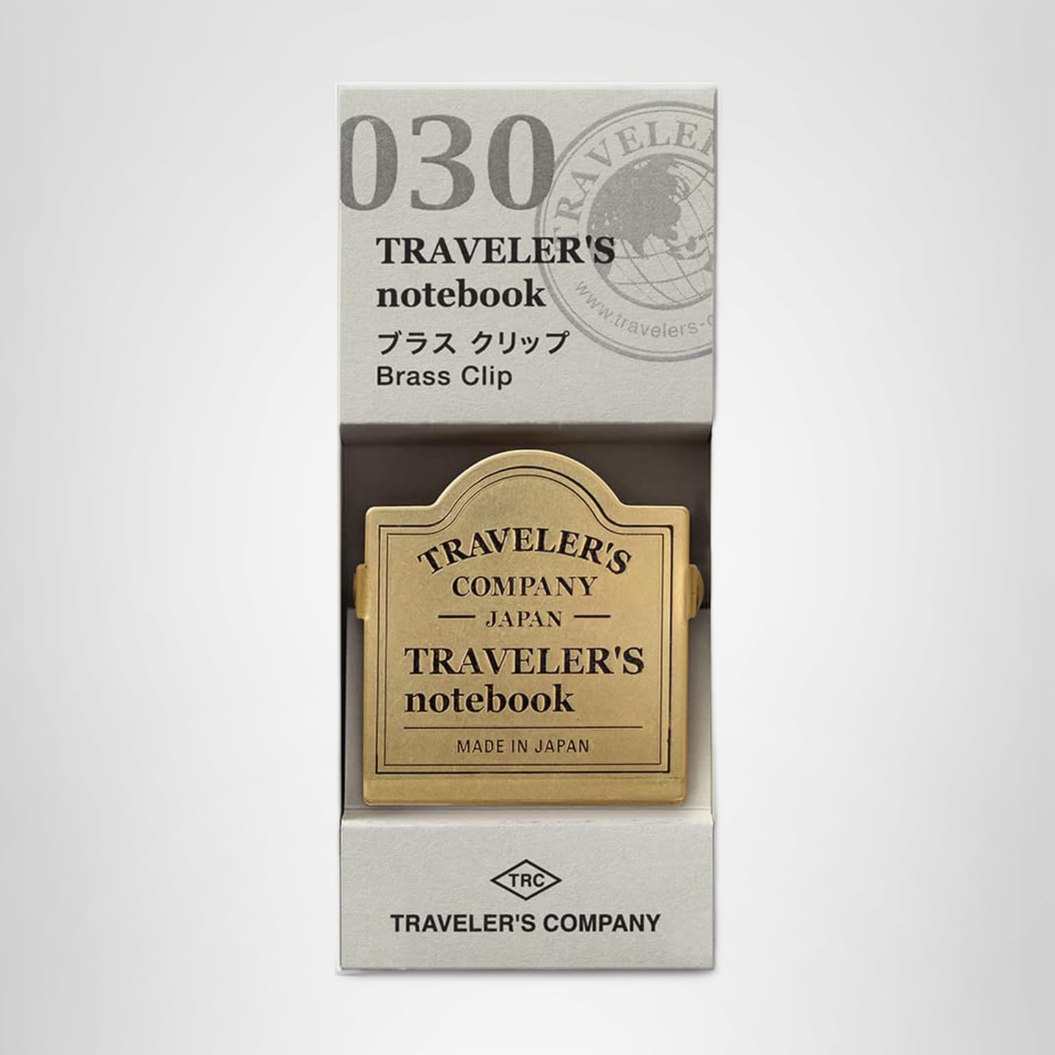 Amazon | トラベラーズノート ブラス クリップ TRCロゴ柄 43089006