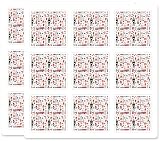 Calfire Firefighter Pattern Sticker Fire Truck Hydrant Axe Fireman Gear Waterproof UV Resistant Durable 18 Pack 2 Inch Vinyl Decal Sticker