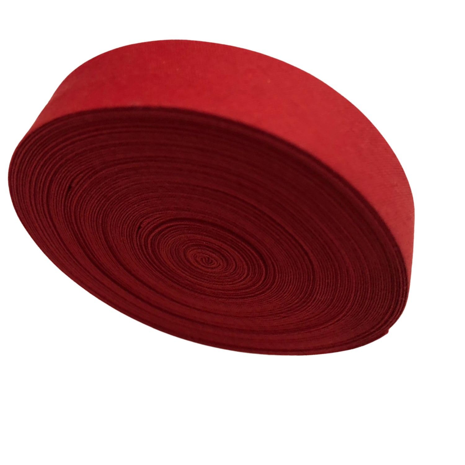 Bias Tape Single Fold 1/2 Inch X 10 Yard Polyester for Sewing Craft Binding Tape Hemming Sewing Seaming Piping Quilting Clothing Accessories Wrapping Crafts Cord Trim (Red)