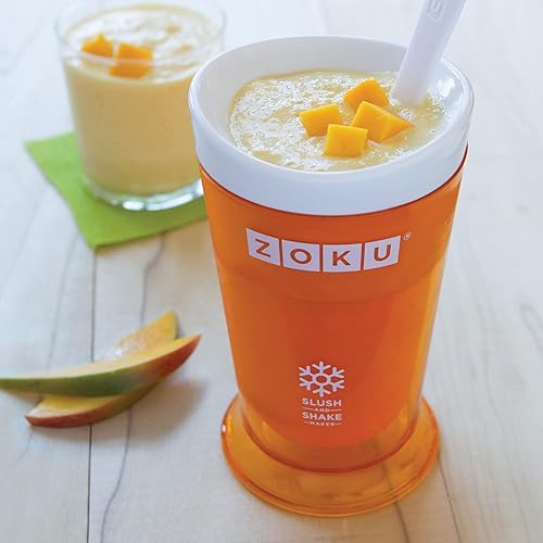 Miniatura 29 de Fábrica de batidos Zoku Slush y Shake Maker, color naranja, Casual, talla única , Verde