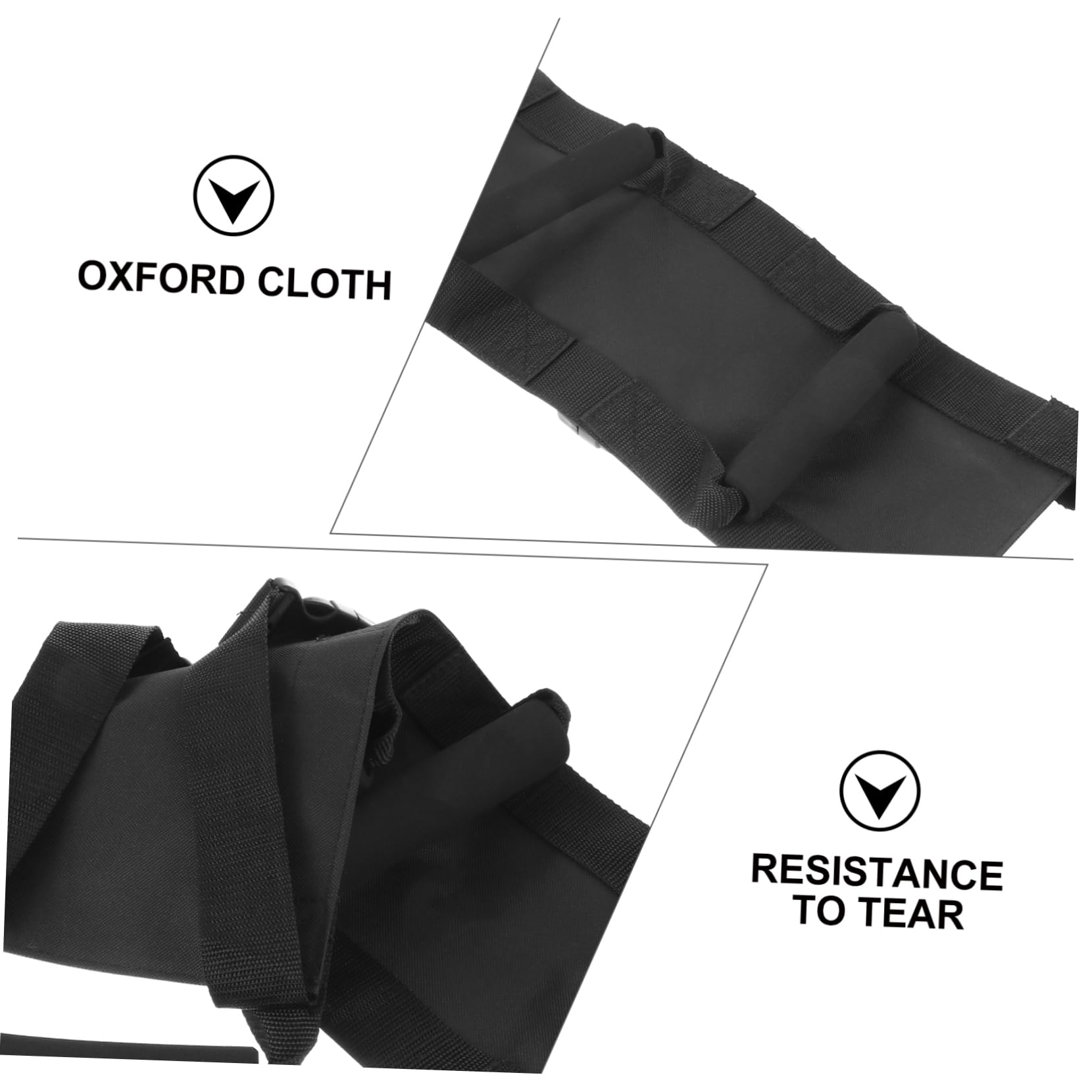 Motorrad Waist Schutzgurt aus Oxford Stoff Schwarz mit Sicherheitsverschluss für Erwachsene zur Verbesserung der Beim Motorradfahren