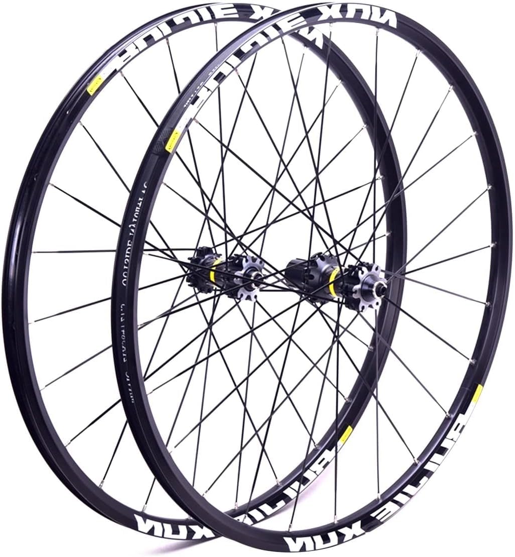 Para kół MTB 26/27,5/29 cala, dwuwarstwowe felgi aluminiowe, łożyska wodoodporne, kaseta QR 8-11 biegów, piasta węglowa, hamulce tarczowe
