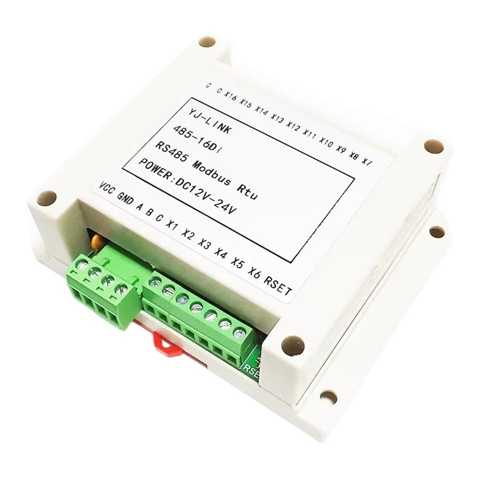 Module RS485 Modbus RTU 16 canaux entrée numérique DC 12V 24V collecteur NPN