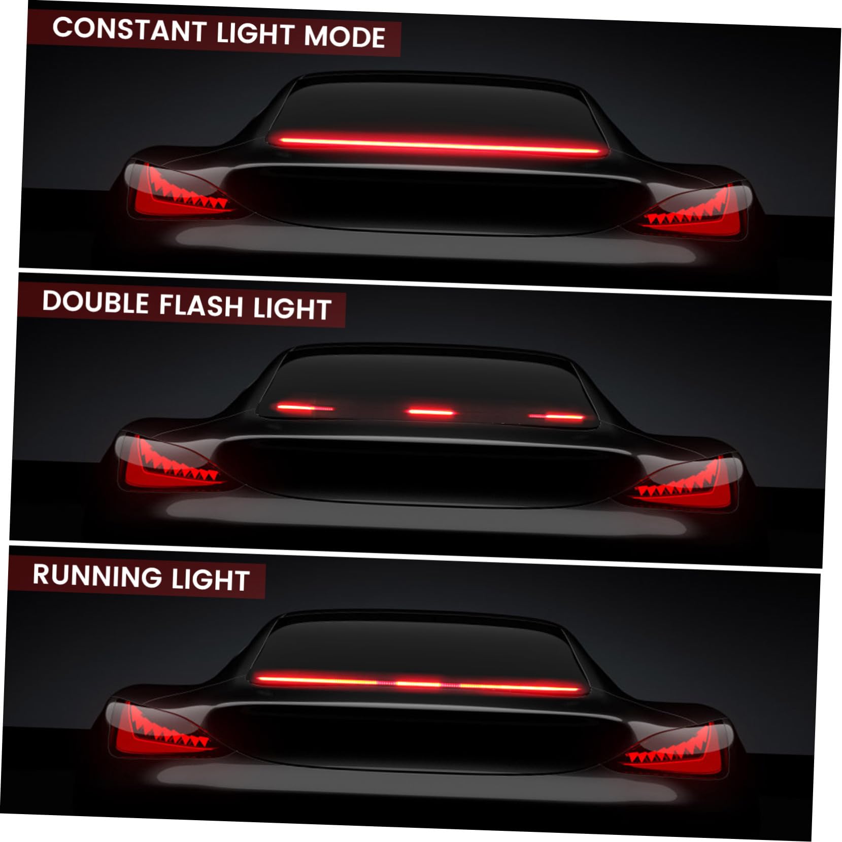 Cabilock Tira Led Emergencia Luz De Freno Alta Visibilidad Para Coche y Remolque