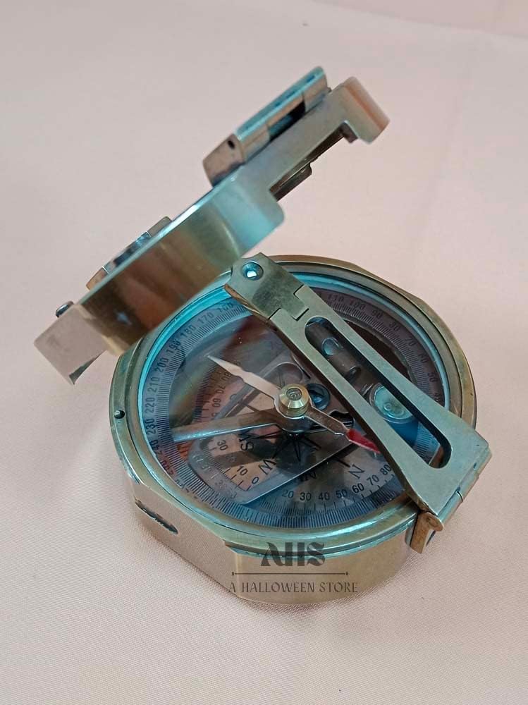 A Halloween Store Brass Navigation Compass