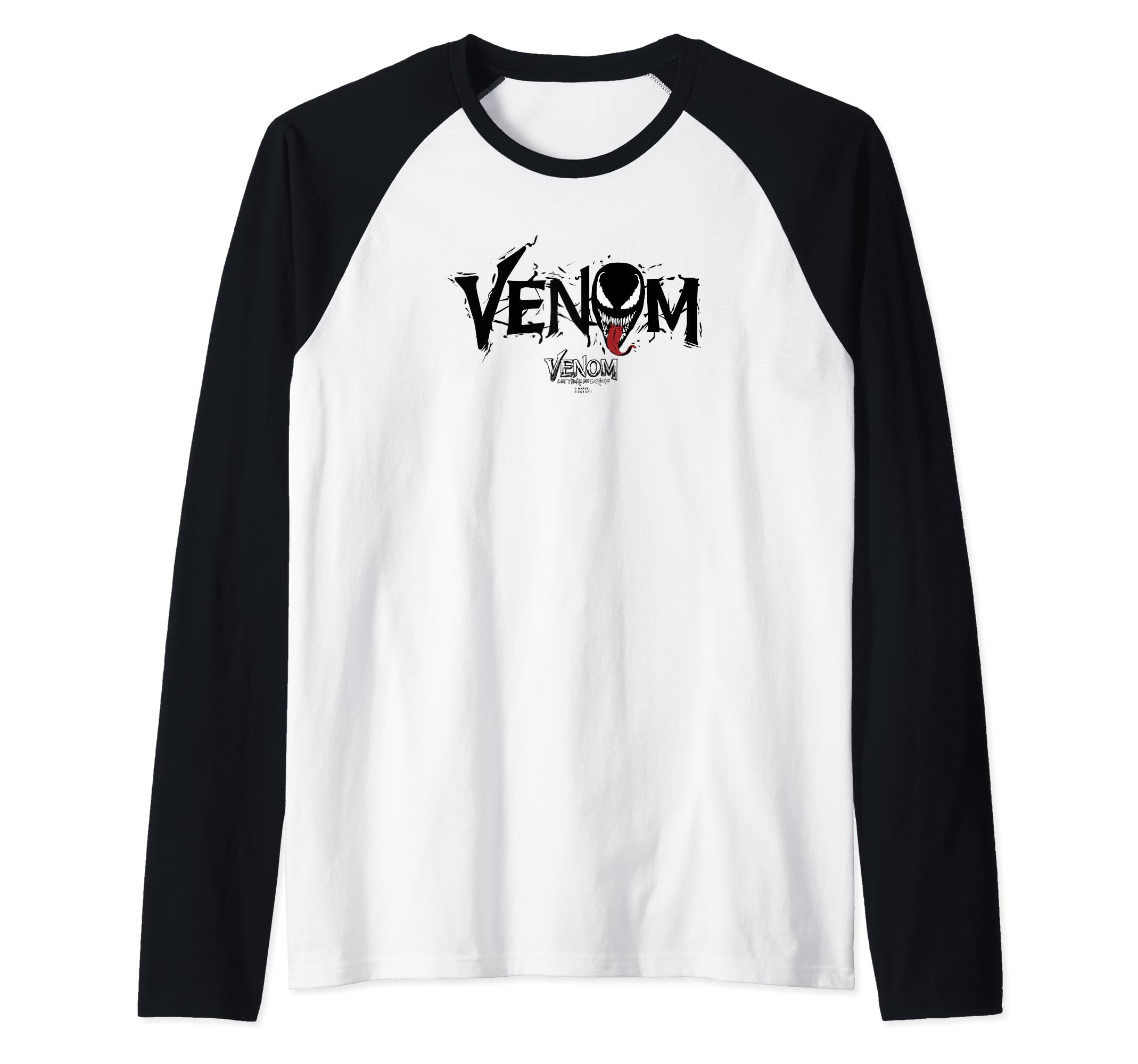 T-shirt Marvel Venom Raglan style baseball confortable pour éviter la routine mode - 2