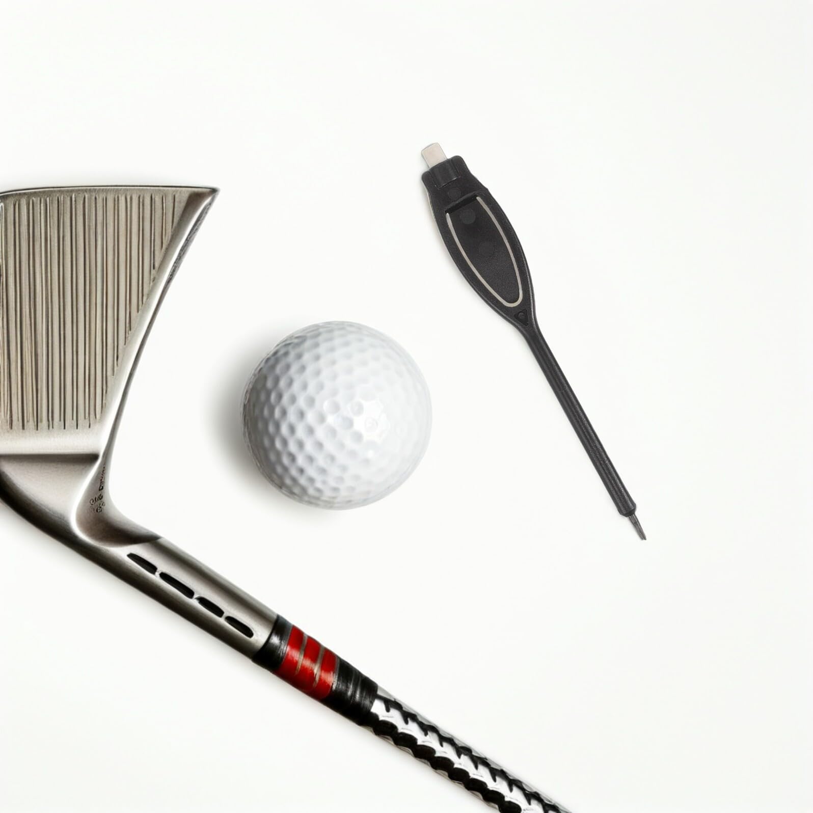 KALLORY Matite da Golf Set 20 Pezzi in Plastica Nera con Gomma e Clip