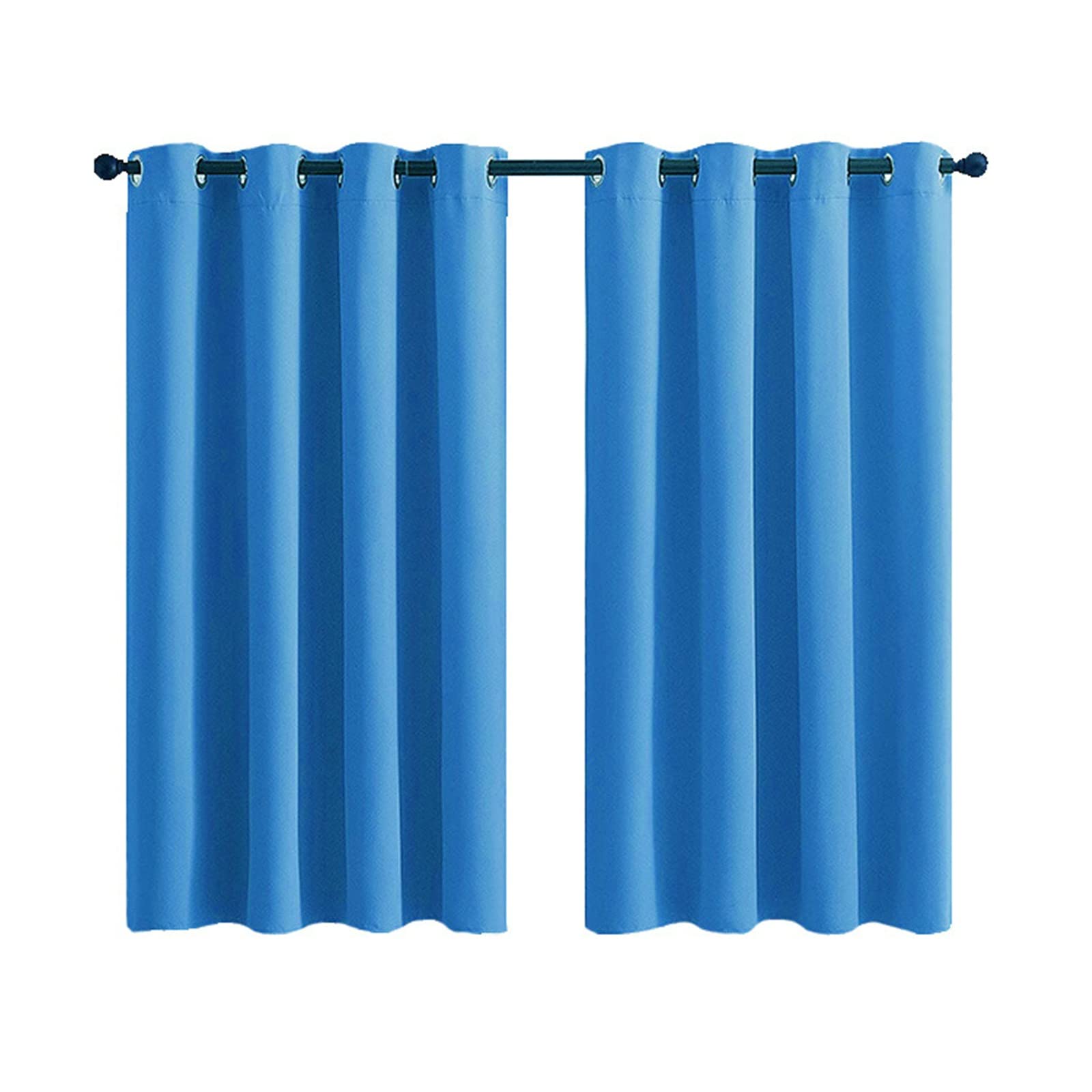 Cortinas infantiles KnSam azul opacas para dar un toque acogedor al salón o dormitorio