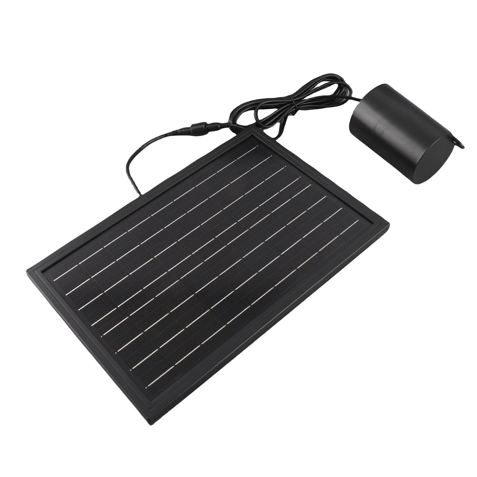 Zunate Aireador Solar para Estanque 8W 10V |Bomba de Aire de Oxígeno con Batería de 2400mAh IP64 Resistente Al Agua para Pecera