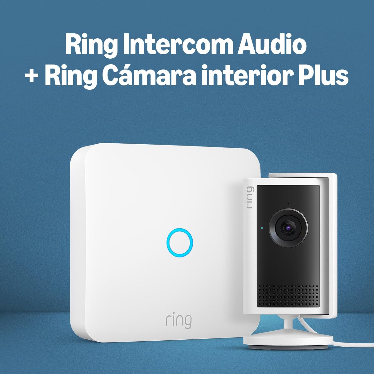 Ring Intercom de Amazon + Ring Cámara interior Plus en oferta en Amazon