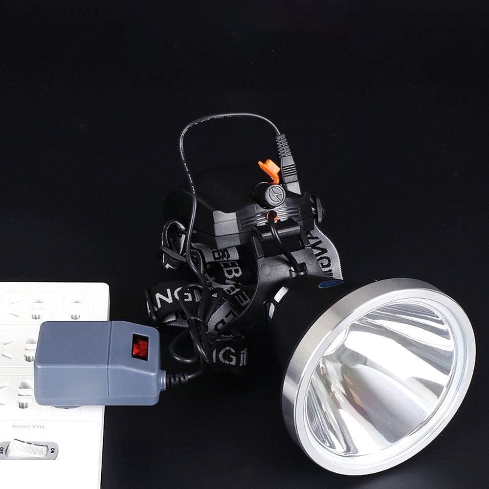 BArobo Czołówka, latarka czołowa LED z możliwością ładowania, z etui ochronnym, super jasny reflektor, reflektor, jogging, spacery, wędkarstwo, sporty na świeżym powietrzu, bieganie, piesze wycieczki,