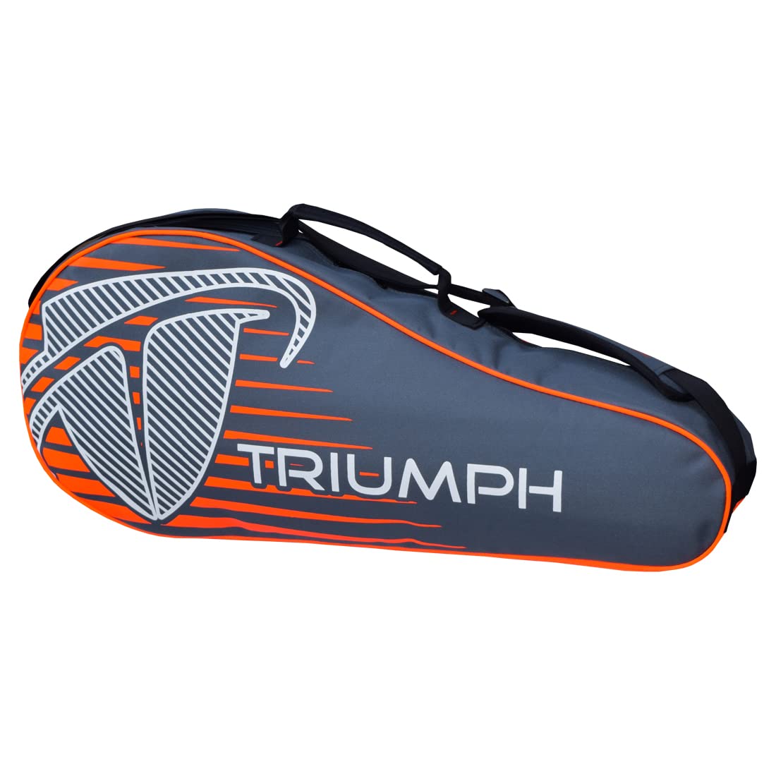 Triumph Smash Badminton Kit Bag Grey/Orange-image-44