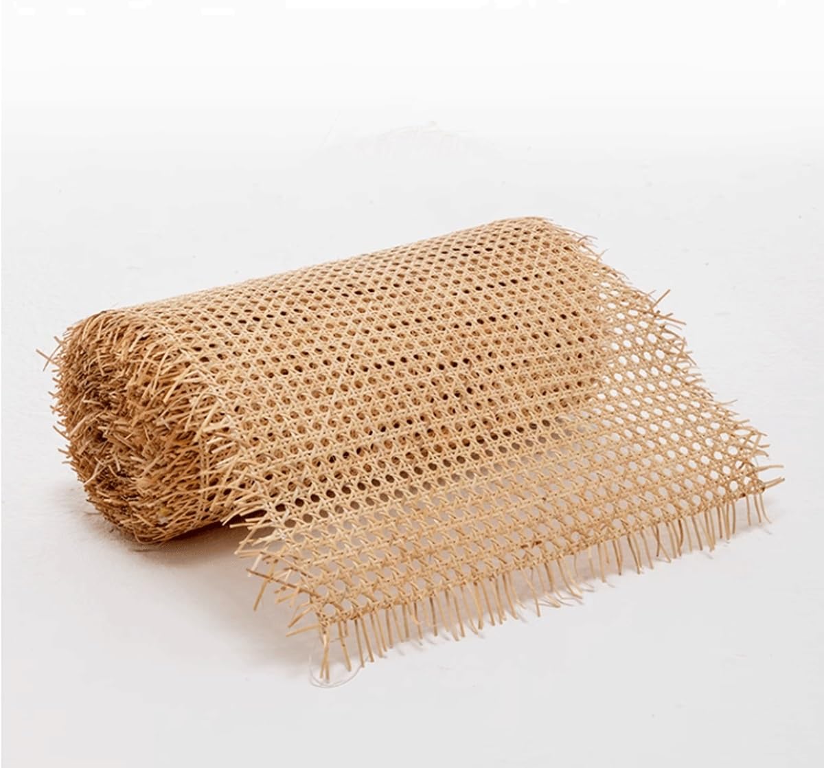 Rattan Naturale Rotolo Naturale Quadrato Rotolo In Rattan Per Lavori Fai Da Te, Armadi, Sedie, Mobili E Soffitti Foglio Di Tessitura Di Canna A Rete Aperta Pre-Tessuta (Size : 0.5m x 1m)