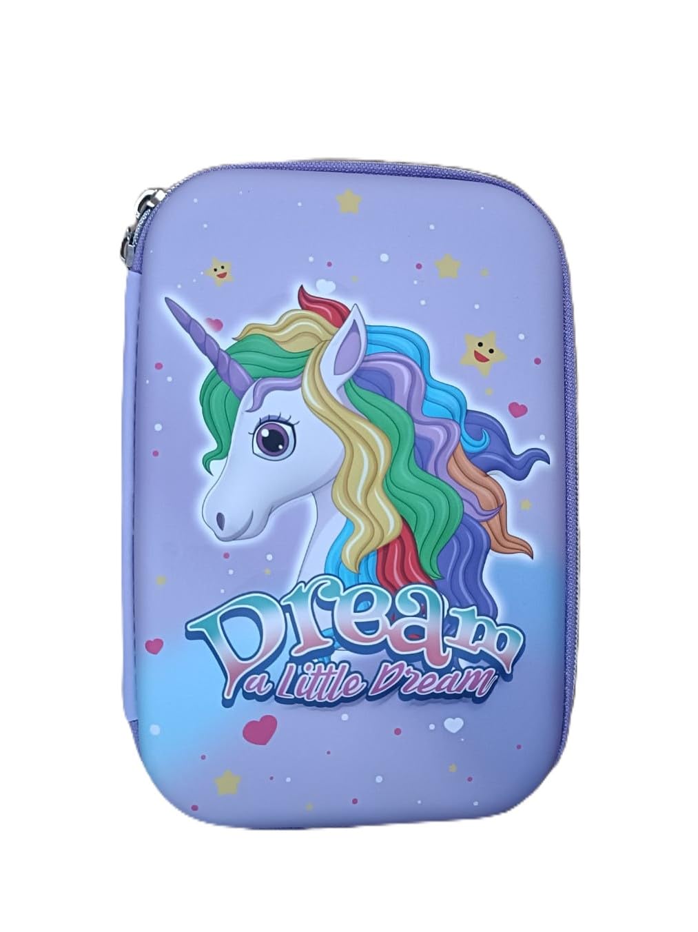 Cartoon Theme 5 Embossed Canvas 3D Pencil Case - Kids Designer Pencil Pouch for Kids (Purple) (B0DC58D9M1) Amazon Price History, Amazon Price Tracker