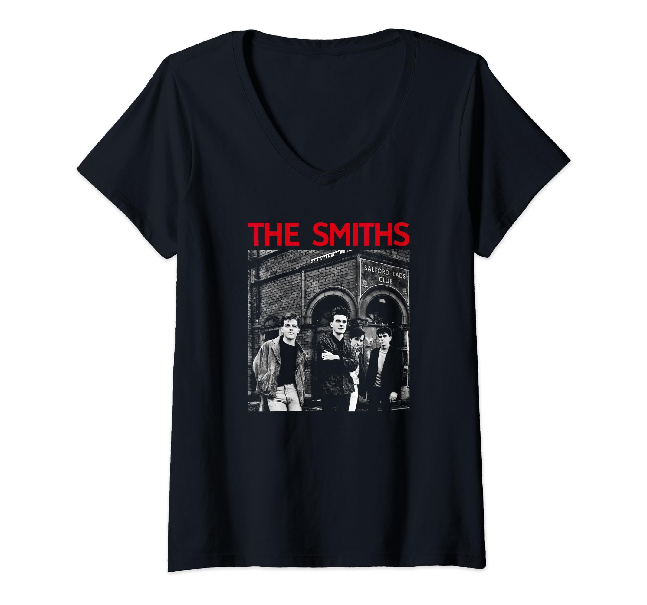 Womens The Smiths Salford Lads Club Manchester by Stephen Wright V-Neck T-Shirt