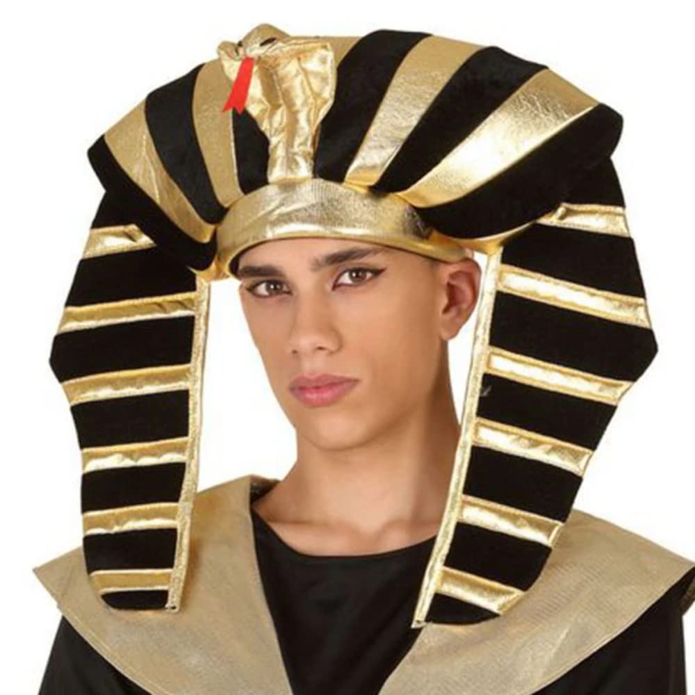 Atosa -37911 Egypt Cobra Pharaoh Fascinator, Gold (37911) - Image 2