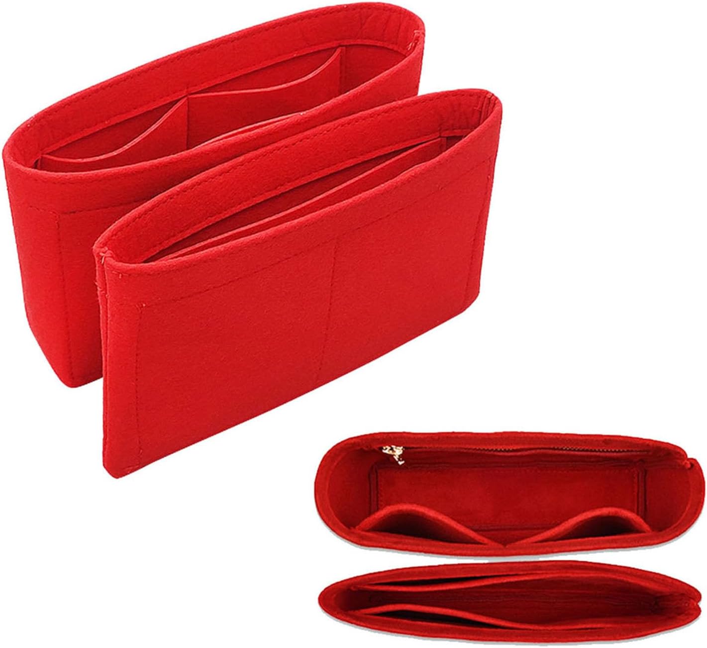 Lckaey Purse Organizer for pochette voyager insert Metis Tassel messenger bag pochette m é tis insert 2084red