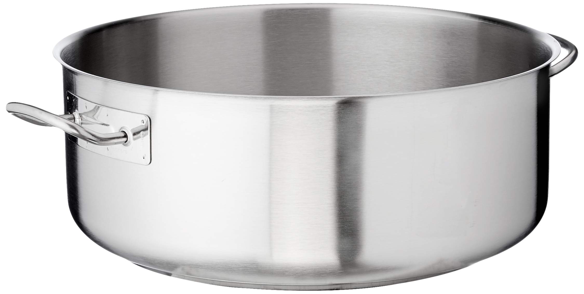 Casserole sans couvercle 50 cm acier inoxydable Lacor pour cuisiner en grande quantité