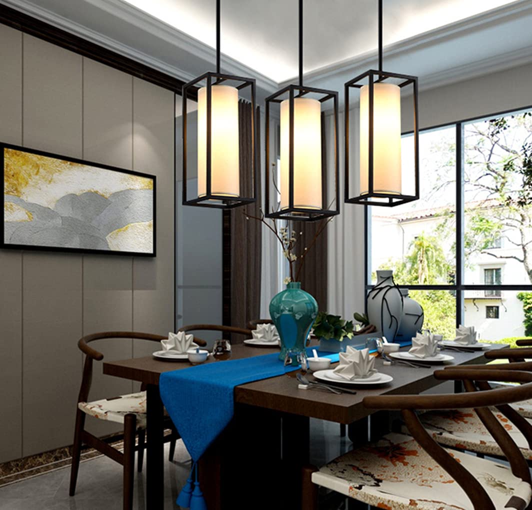 Lámparas de techo colgantes modernas Lámpara colgante de Mesa de comedor Art 1 Lámpara de Mesa de comedor de Llama Cocina Sala de estar Dormitorio Mesita de Noche Cafetería Loft Bar Restaurante