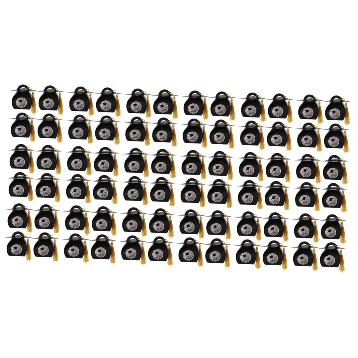 Lurrose 2 Sätze Pralinenschachtel Zum Abschluss Absolvent Geschenkbox Storage Boxes Aufbwahrungs-box Pralinenschachteln Für Die Abschlussfeier Bonbonschachtel 50 Stück * 2