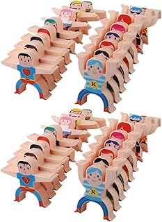 SAFIGLE 2 Conjuntos De Blocos De Construção De 32 Peças Brinquedos Para Crianças Brinquedos De Empilhamento Blocos De Plástico Blocos De Construção Coloridos Jogo De Empilhamento