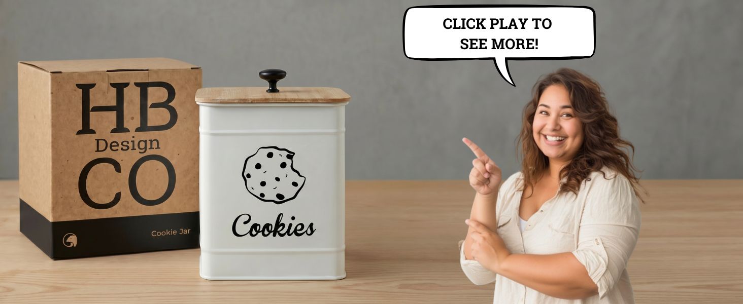 Amazon.com: Cookie Jar with Airtight Lid - 1 Gallon - 6
