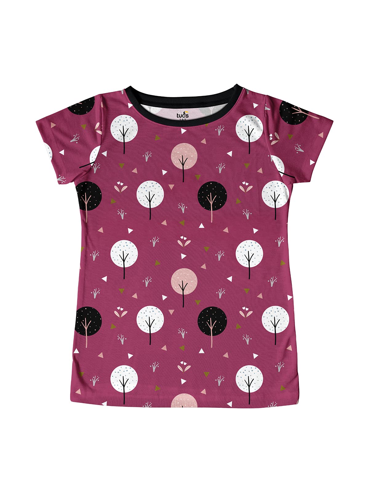 TUCSPurple Nature Girls Kids Top Tshirt
