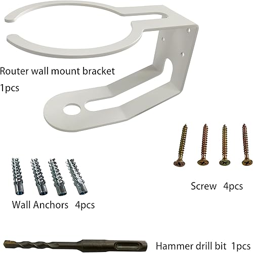 Miniatura 7 de Soporte de montaje en pared personalizado para máquina UniFi Dream y enrutador UniFi Dream Router, asegurando seguridad y estabilidad - 1 unidad