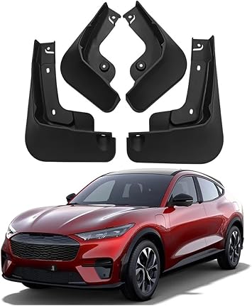 Mud Flaps Compatible with Mustang Mach e Compatible with Mach-e 2021 2022 Splash Guards Fender MudFlaps Front Rear Mudguards Car Accessories