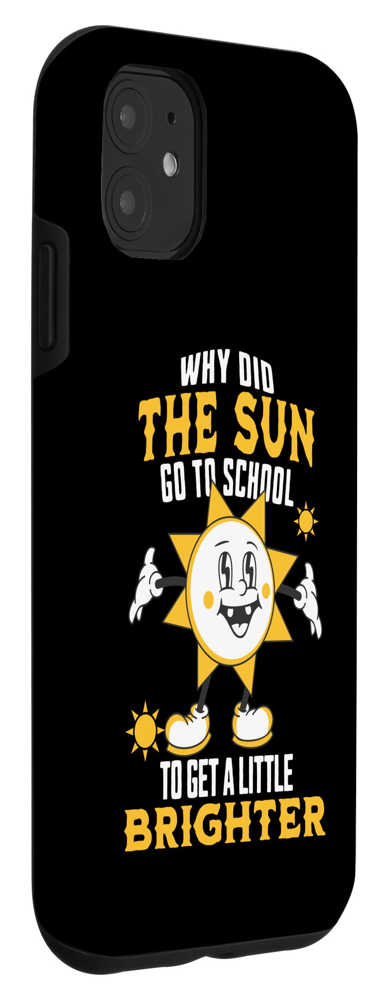 iPhone 11 Cute Cartoon Sun Funny Science School Astronomy Humor Case - Image 3