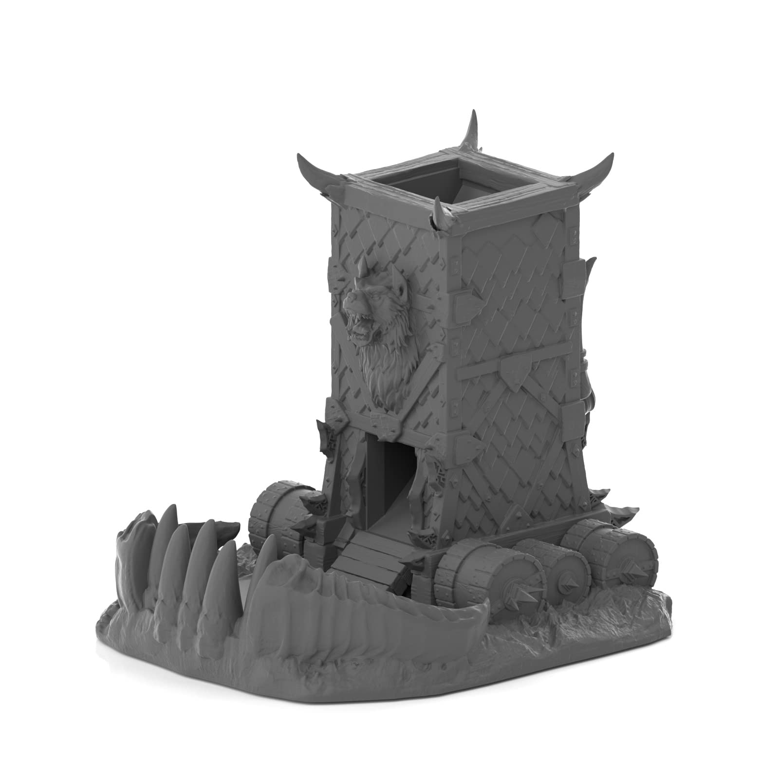 JOYLORD 8 Inch Dice Tower - Wolf Head DND Dice Tower with DIY-Friendly Features for Dice Tower Dungeons and Dragons - Ideal Gift for Dice Rollers