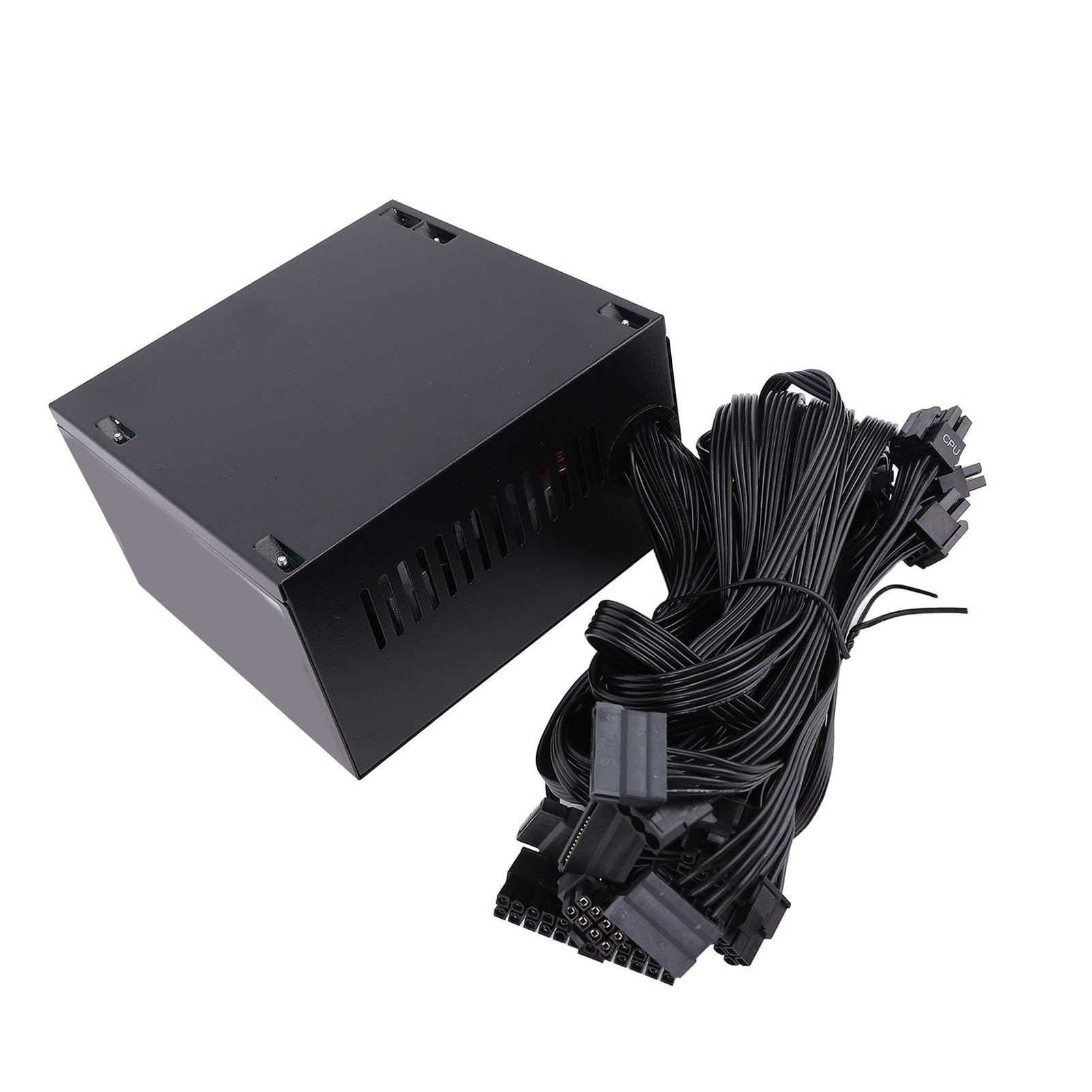 Zasilacz 600 W ATX PSU 80+ Bronze Certified, Pojedyncza Szyna 12 V, Inteligentne Zarządzanie temperaturą z Cichym Wentylatorem 120 Mm do Komputerów do Gier o Wysokiej Wydajności