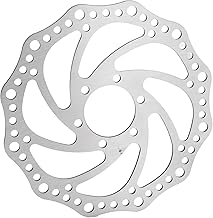 Dilwe Disco da 37 Mm del Materiale del Freno in Bici in Acciaio Rosso (160 mm)