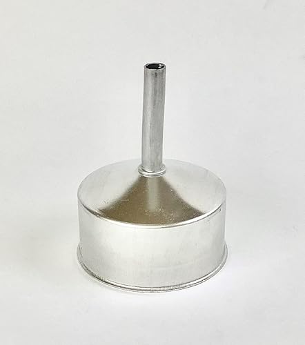 Miniatura 4 de Embudo de aluminio - Reemplazo - Tamaño 1 taza de café expreso de aluminio Moka Pot - 1.8 in (1 taza)
