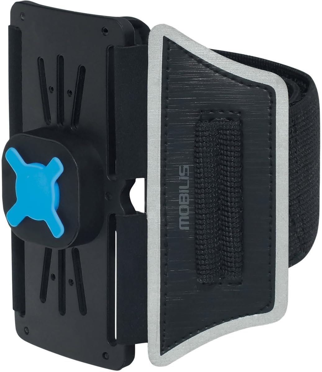 Mobilis Brazalete Univ U.Fix Run Kit Brazalete Caso Negro - Fundas para teléfonos móviles (Brazalete Caso, Universal, Negro)