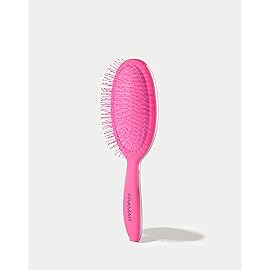 Framar Detangling Brush for Curly Hair - Hair Brushes for Women, Wet Hairbrush For Women, Hairbrushes, Pink Hair Brush Detangler, Reduces Breakage, Frizz and Static - Pink Brush