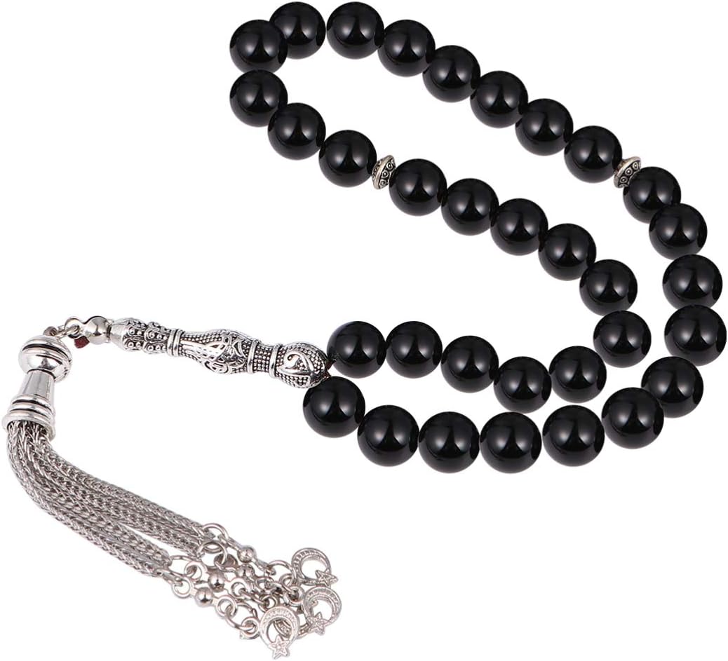 Artibetter Muslim Zikr Beads Tasbih 33 Prayer Beads Islam Prayer Rosary Beads Islamic Religion Eid Ramadan Gift
