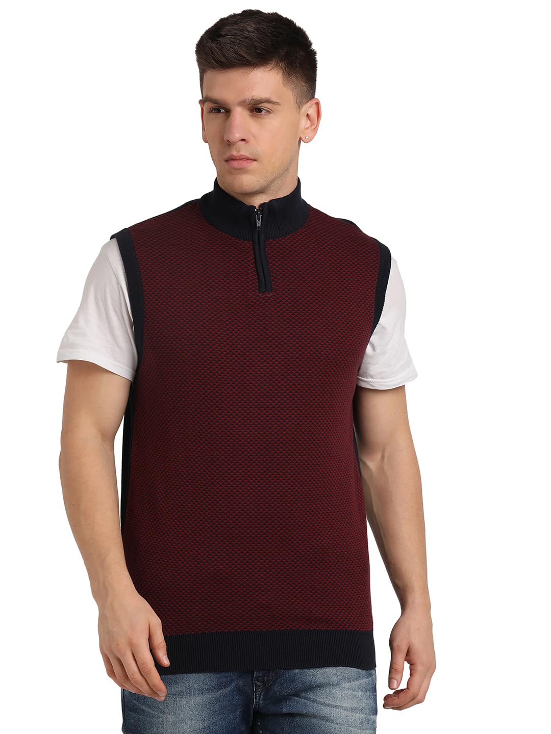 turtle Men’s Knitted Striped Pullover | Regular Fit Winter Sweater for Men | Soft Cotton-Blend Knit, Warm & Stylish Casual Wear-picture-15