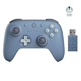 8Bitdo Ultimate 2C Wireless Controller for Windows PC and Android&comma; with 1000Hz Polling Rate&comma; Hall Effect Joysticks and Hall Triggers&comma; and Remappable L4&sol;R4 Bumpers &lpar;Dark Blue&rpar;