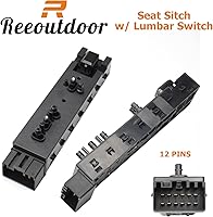 Vista 6 de Interruptor de asiento lateral del conductor de 10 vías compatible con cMax Edge Explorer Expedition F150 Flex MKX MKZ Mercury Navigator, reemplaza