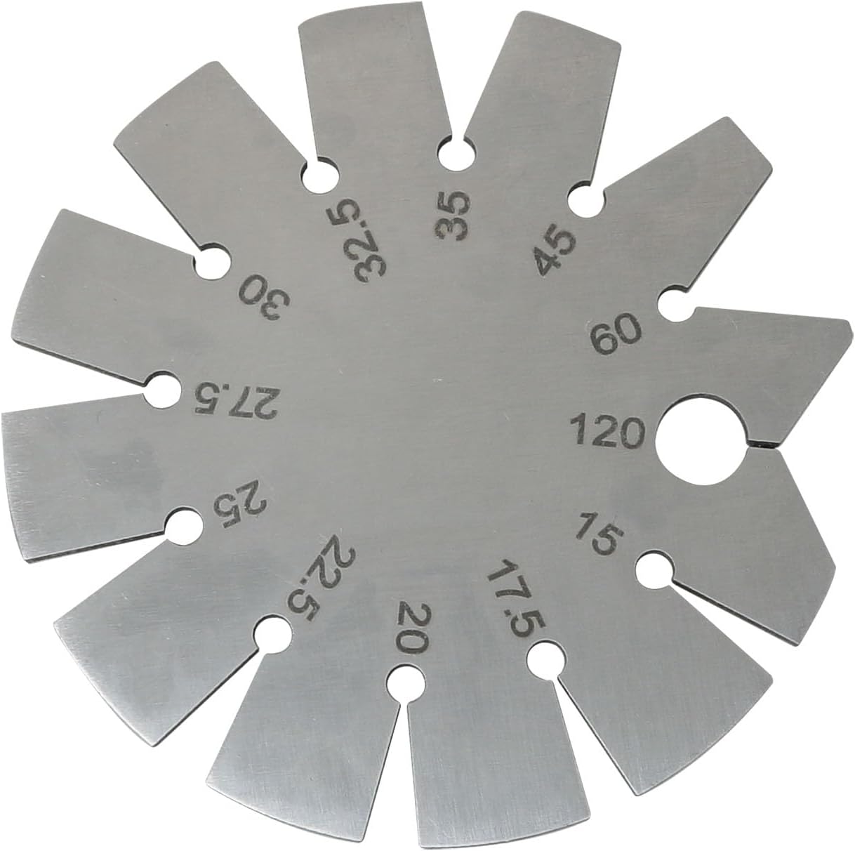DGBRSM 15120 Degree Round Shape Knife Angle Finder Knife Blade Angle